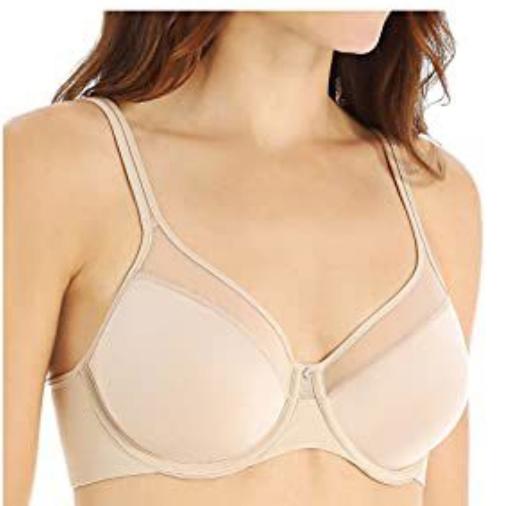Bali Women's One Smooth U Ultra Light Underwire Bra 34c New W Tag
